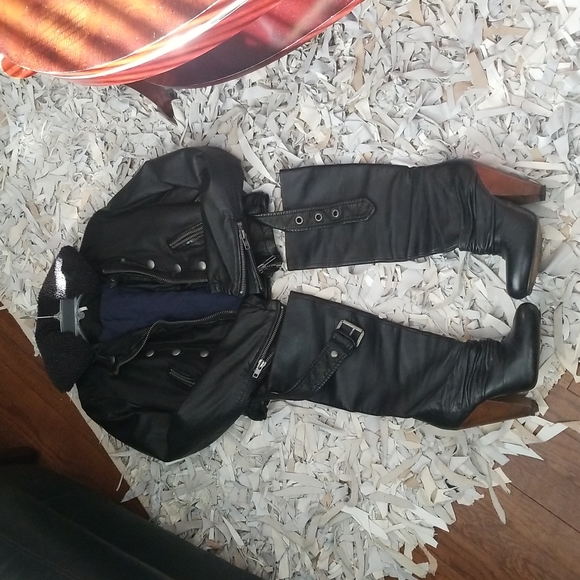 Crop Leather❤ Jacket!!❤ - Picture 6 of 6